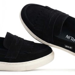 Alternative view of Milano Suede Black white