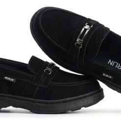 Alternative view of Elvano Suede Penny Loafers